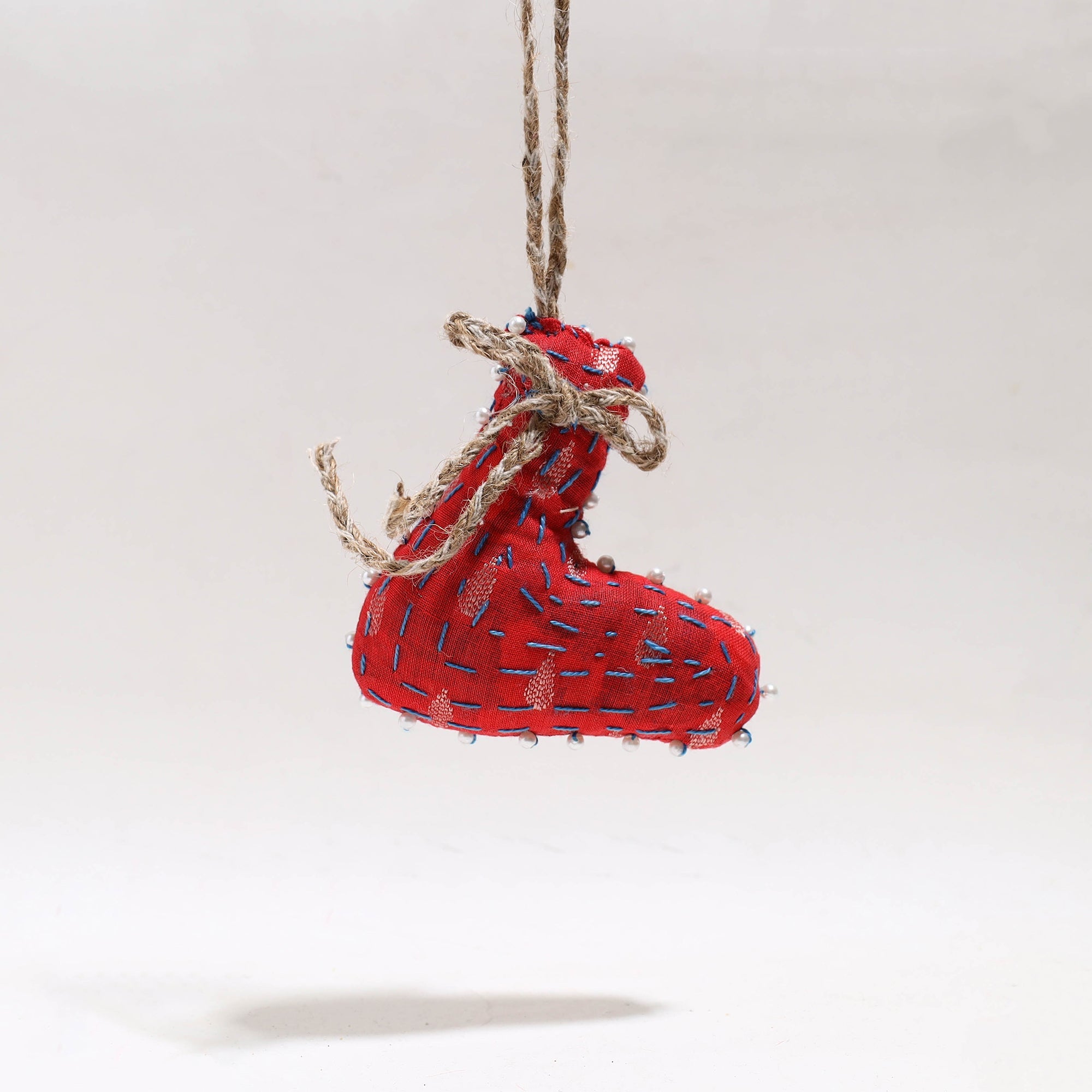  Buy Upcycled Thread & Beadwork X-Mas Decor Hanging 