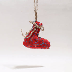  Buy Upcycled Thread & Beadwork X-Mas Decor Hanging 