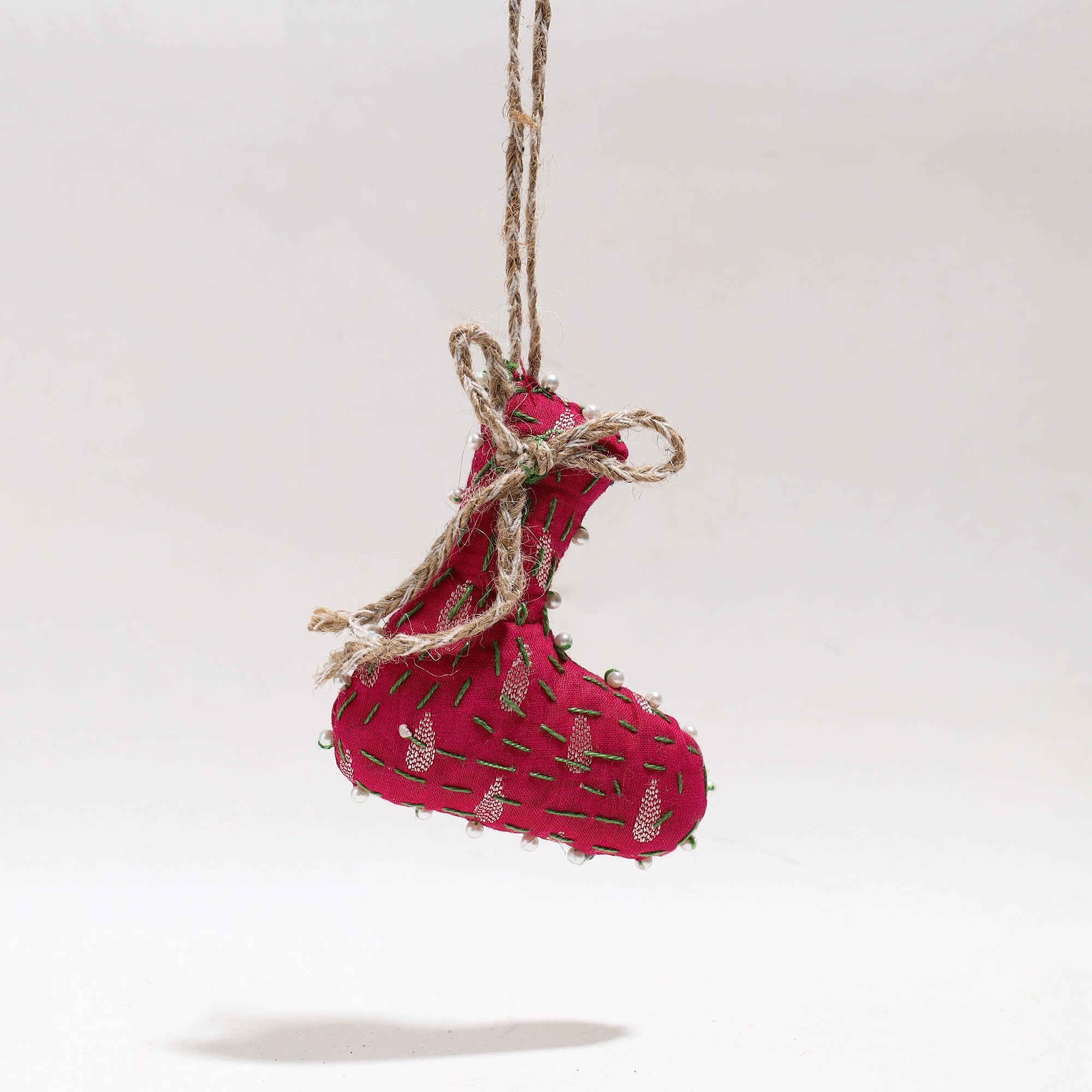  Buy Upcycled Thread & Beadwork X-Mas Decor Hanging 