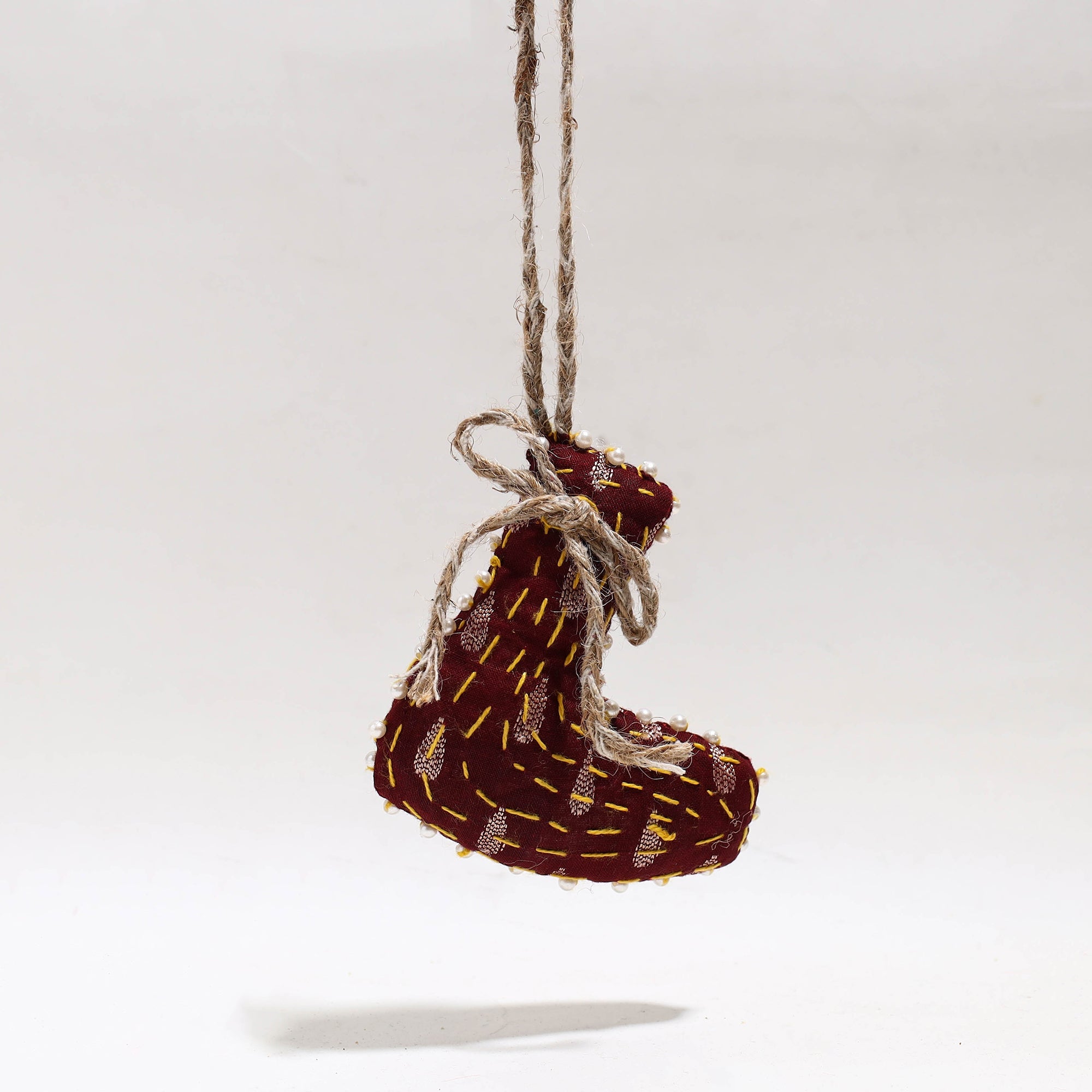  Buy Upcycled Thread & Beadwork X-Mas Decor Hanging 