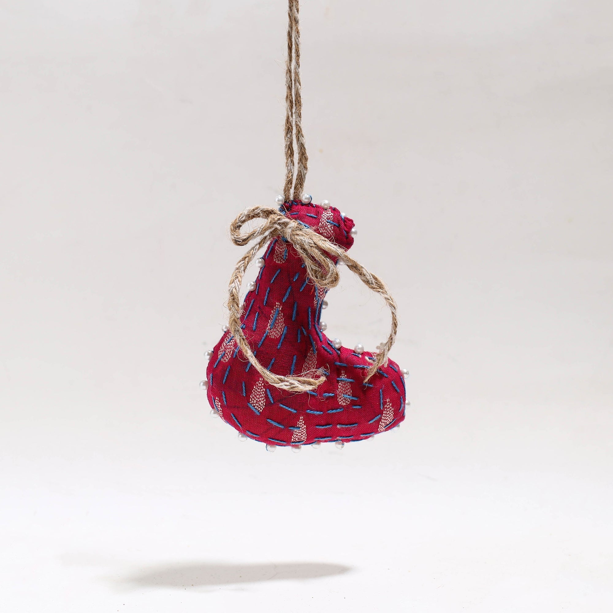  Buy Upcycled Thread & Beadwork X-Mas Decor Hanging 