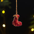  Buy Upcycled Thread & Beadwork X-Mas Decor Hanging 