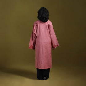 Sozni hand embroidered kashmiri merino wool pheran 05