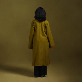 Sozni hand embroidered kashmiri merino wool pheran 07