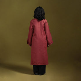 Sozni hand embroidered kashmiri merino wool pheran 08