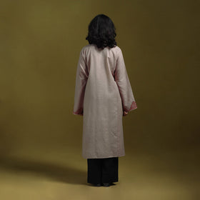 Sozni hand embroidered kashmiri merino wool pheran 11