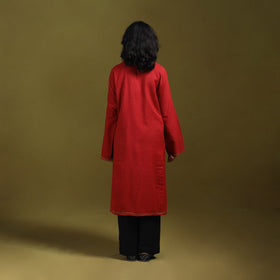 Sozni hand embroidered kashmiri merino wool pheran 15