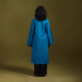 Sozni hand embroidered kashmiri merino wool pheran 22