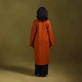 Sozni hand embroidered kashmiri merino wool pheran 25