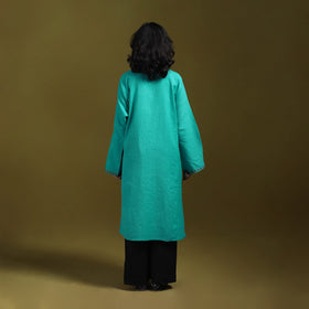 Sozni hand embroidered kashmiri merino wool pheran 32