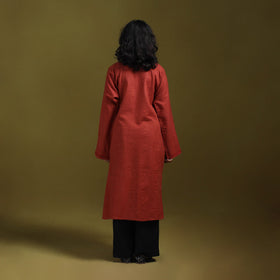 Sozni hand embroidered kashmiri merino wool pheran 36