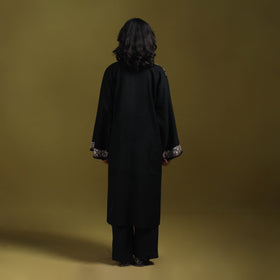 Sozni hand embroidered kashmiri merino wool pheran 43