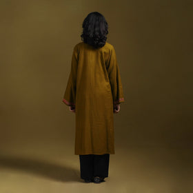 Sozni hand embroidered kashmiri merino wool pheran 44