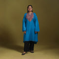 Sozni hand embroidered kashmiri merino wool pheran 51