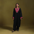 Sozni hand embroidered kashmiri merino wool pheran 55