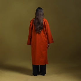 Sozni hand embroidered kashmiri merino wool pheran 62