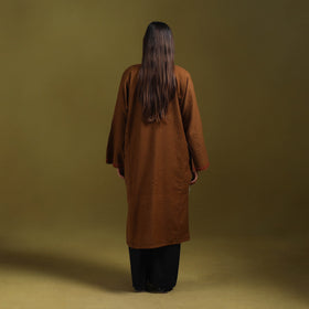 Sozni hand embroidered kashmiri merino wool pheran 64