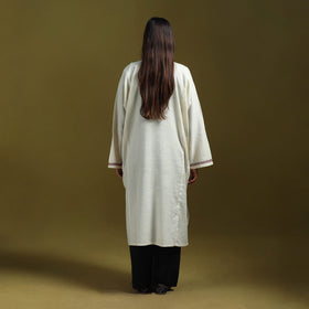 Sozni hand embroidered kashmiri merino wool pheran 65