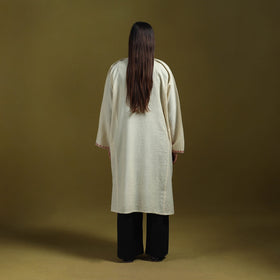 Sozni hand embroidered kashmiri merino wool pheran 69