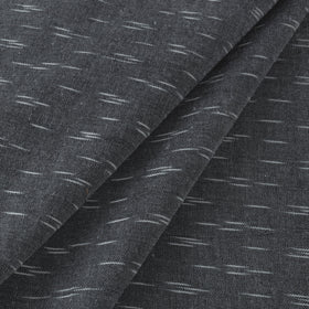 Buy Spanish Grey Pochampally Ikat Weave Cotton Fabric Online l iTokri.com