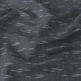 Buy Spanish Grey Pochampally Ikat Weave Cotton Fabric Online l iTokri.com