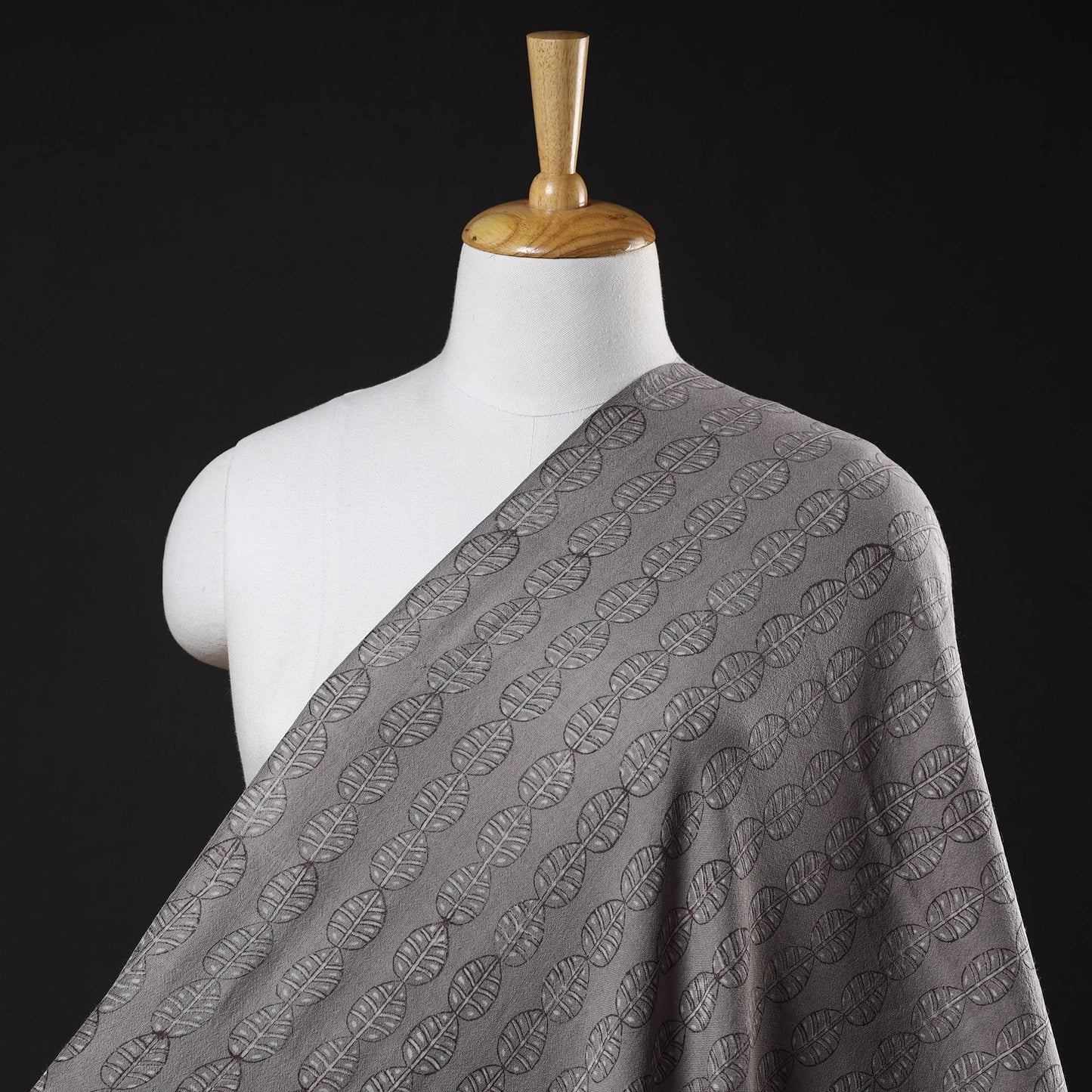 Buy Special Pure Wool Akola Hand Block Printed Fabric Online at iTokri.com