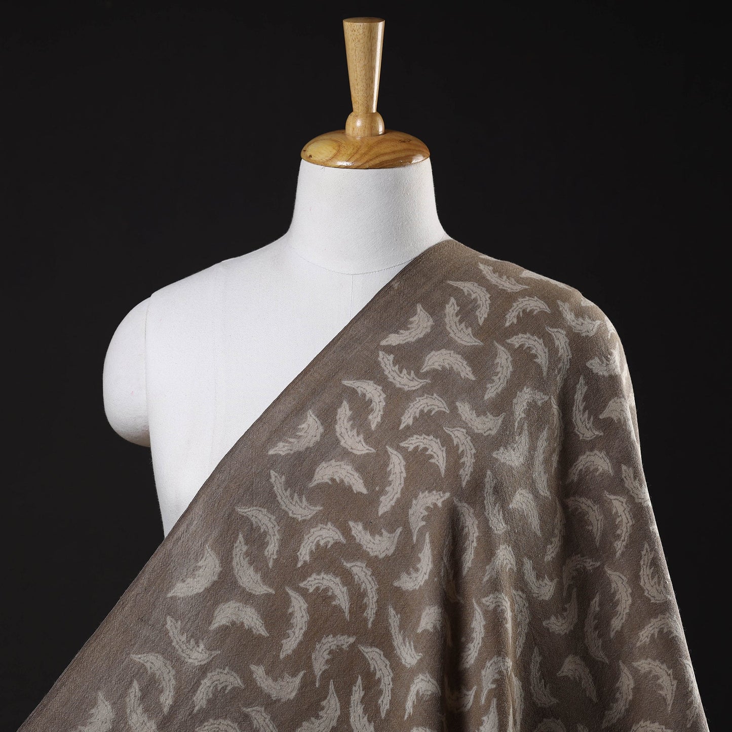  Special Pure Wool Akola Hand Block Printed Fabric Online at iTokri.com