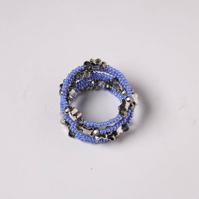 Spiral handmade beaded bracelet 209 - handcrafted