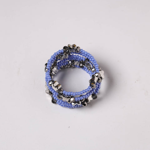 Spiral handmade beaded bracelet 209 - handcrafted