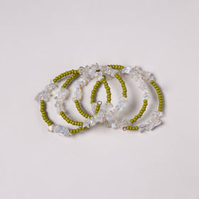 Spiral handmade beaded bracelet 212 - handcrafted
