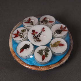 Sri aurobindo ashram - areca leaf basket gift set