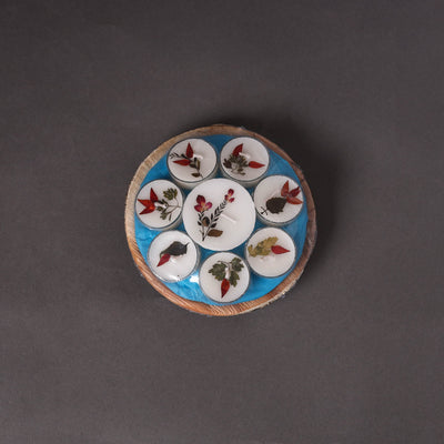 Sri aurobindo ashram - areca leaf basket gift set