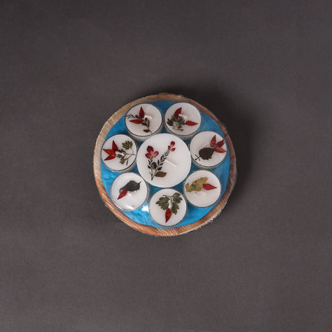 Sri aurobindo ashram - areca leaf basket gift set