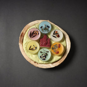 Shop Sri Aurobindo Ashram Areca Leaf Basket Gift Set 