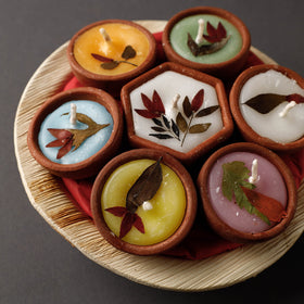 Buy Sri Aurobindo Ashram - Areca Leaf Basket Gift Set (Assorted) Online at iTokri.com