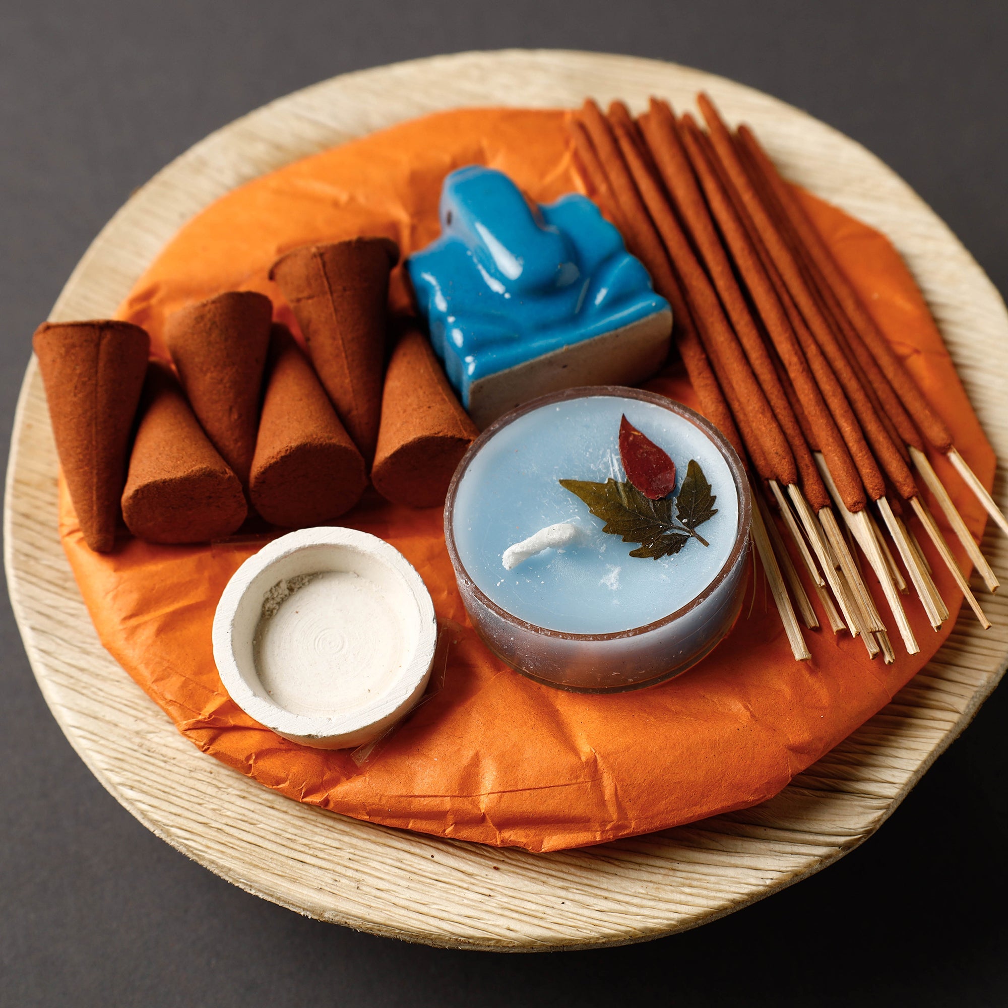 Sri Aurobindo Ashram Ceramic Ganesha Gift Set 