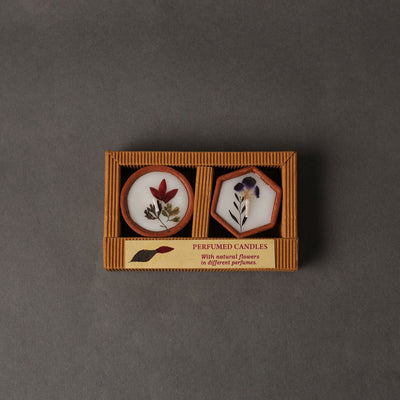 Sri Aurobindo Ashram - Clay Pot Candle Gift Set (Assorted)