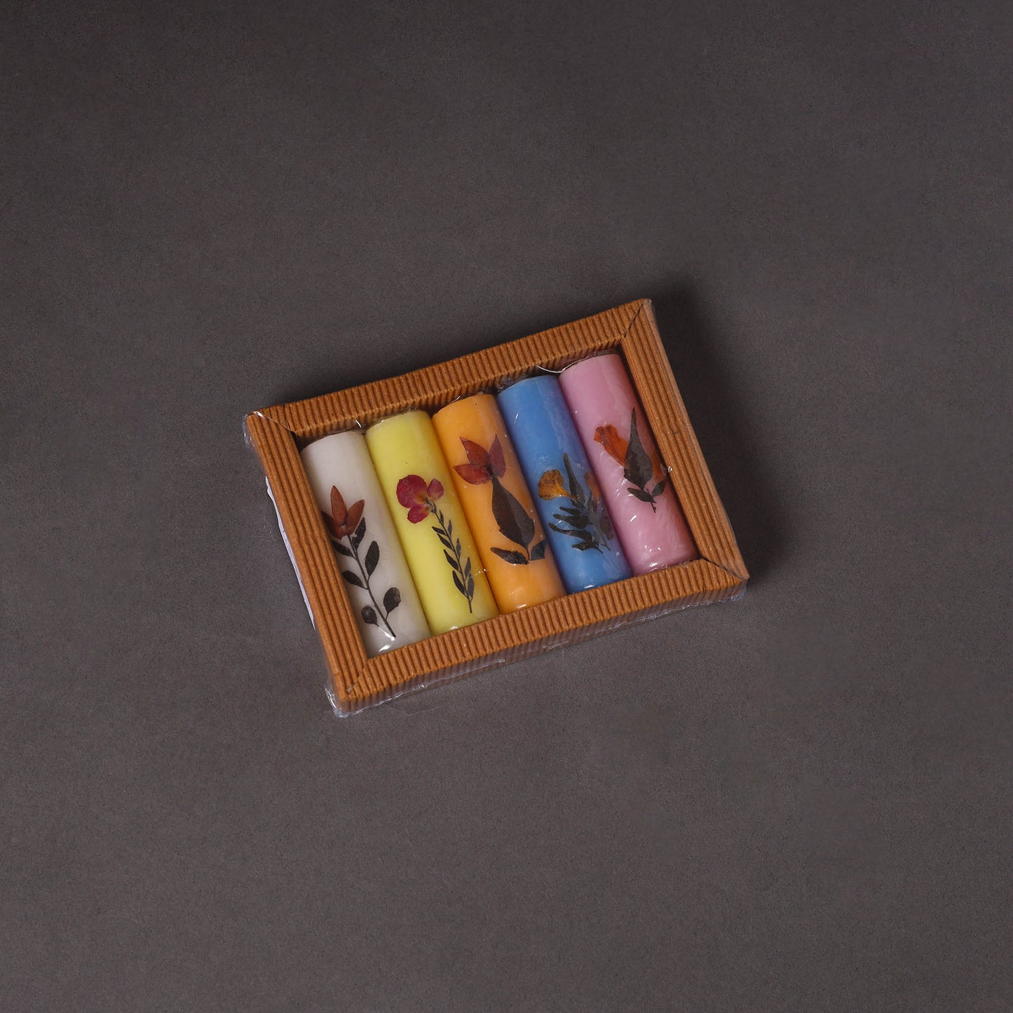 Sri aurobindo ashram - cylindrical candle gift set