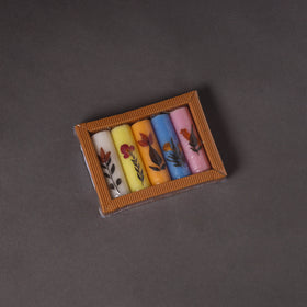 Sri aurobindo ashram - cylindrical candle gift set