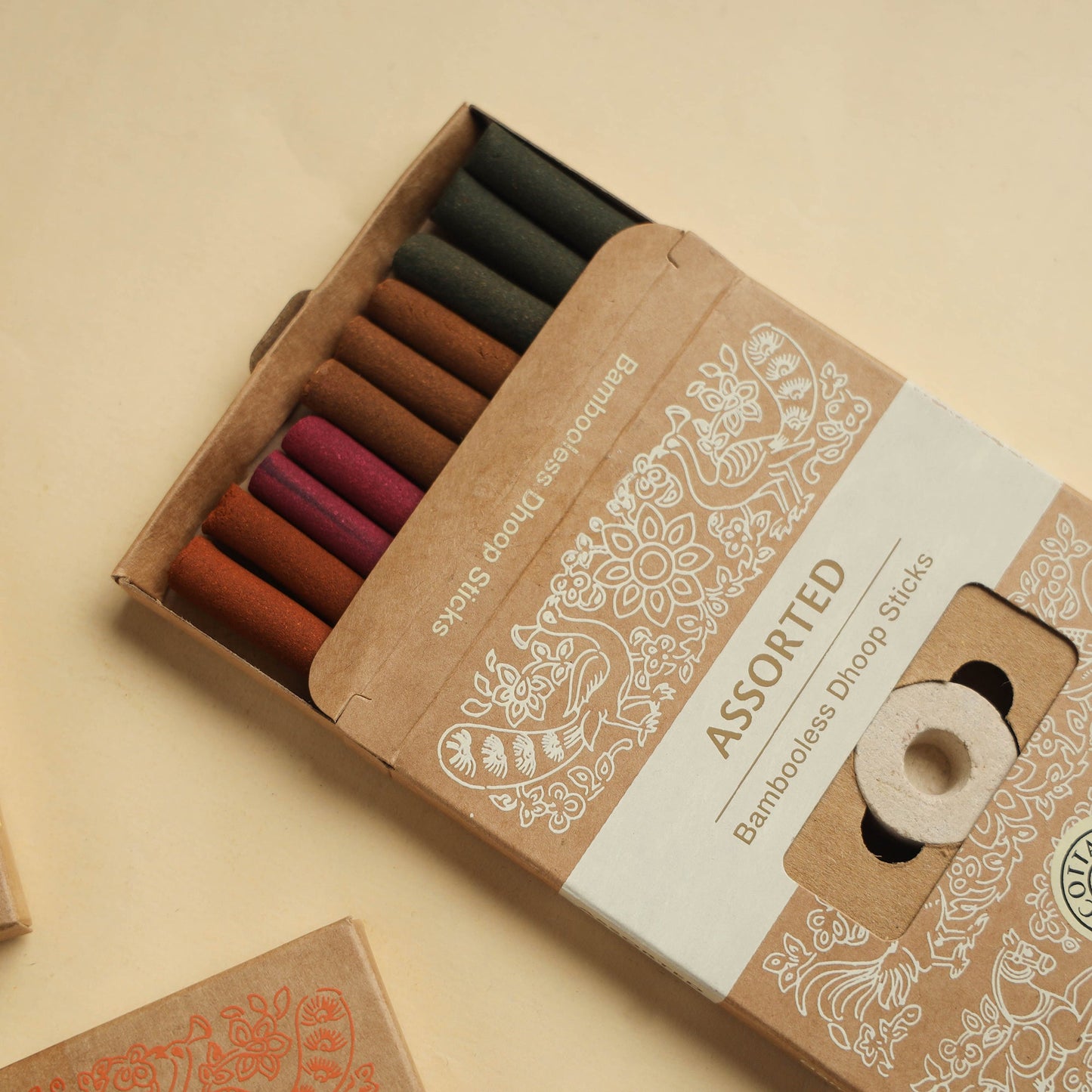 Sri Aurobindo Ashram Natural Bambooless Dhoop Sticks (Set of 5)