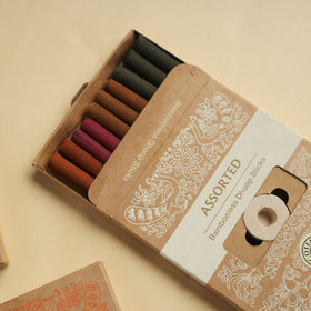 Sri Aurobindo Ashram Natural Bambooless Dhoop Sticks (Set of 5)