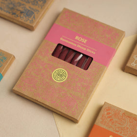 Sri Aurobindo Ashram Natural Bambooless Dhoop Sticks (Set of 5)