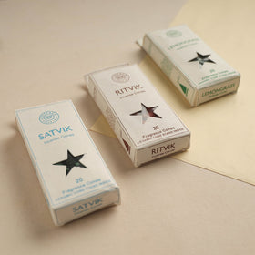 Sri Aurobindo Ashram Natural Incense Cones (Set of 3)