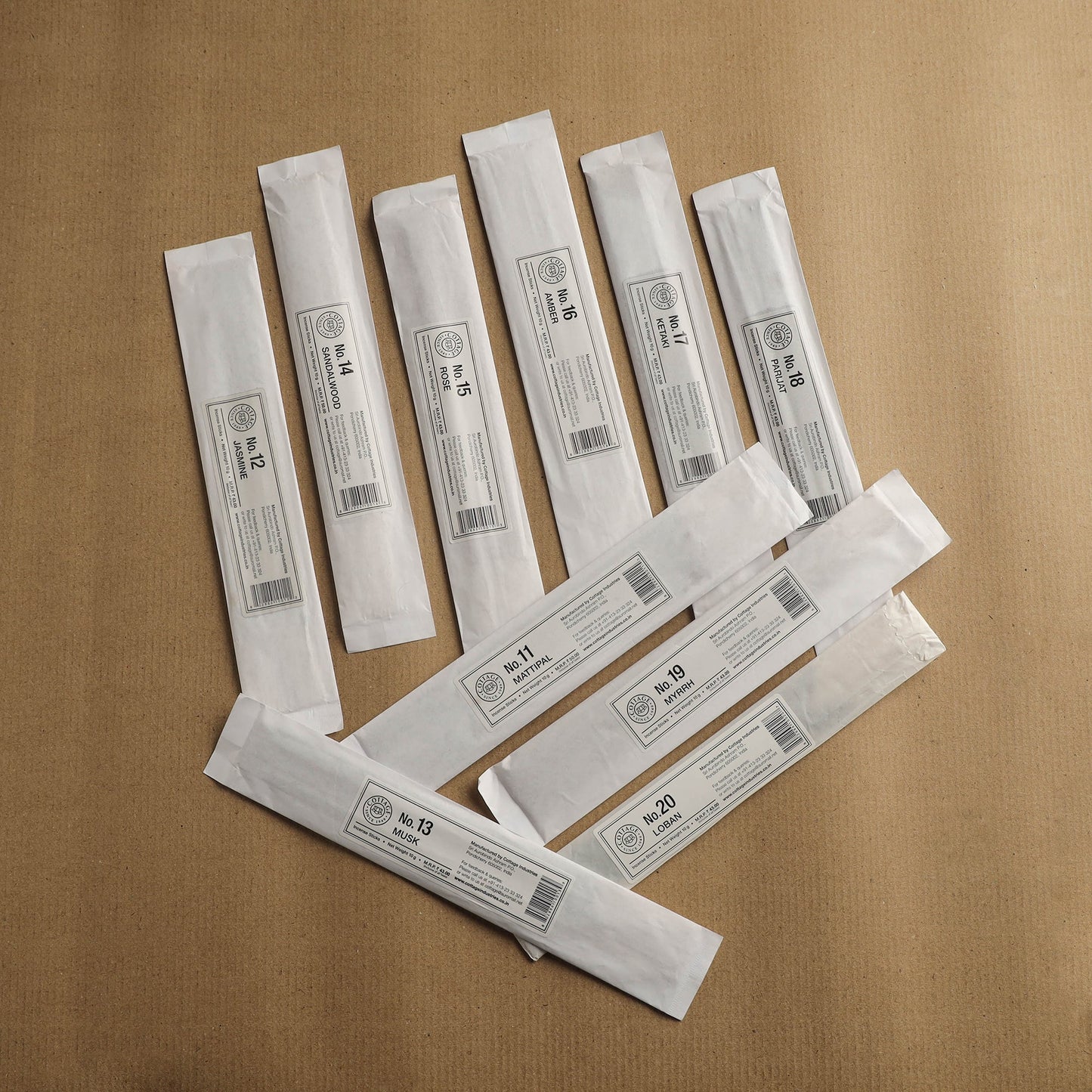 Sri Aurobindo Ashram Natural Incense Sticks (Set of 10)