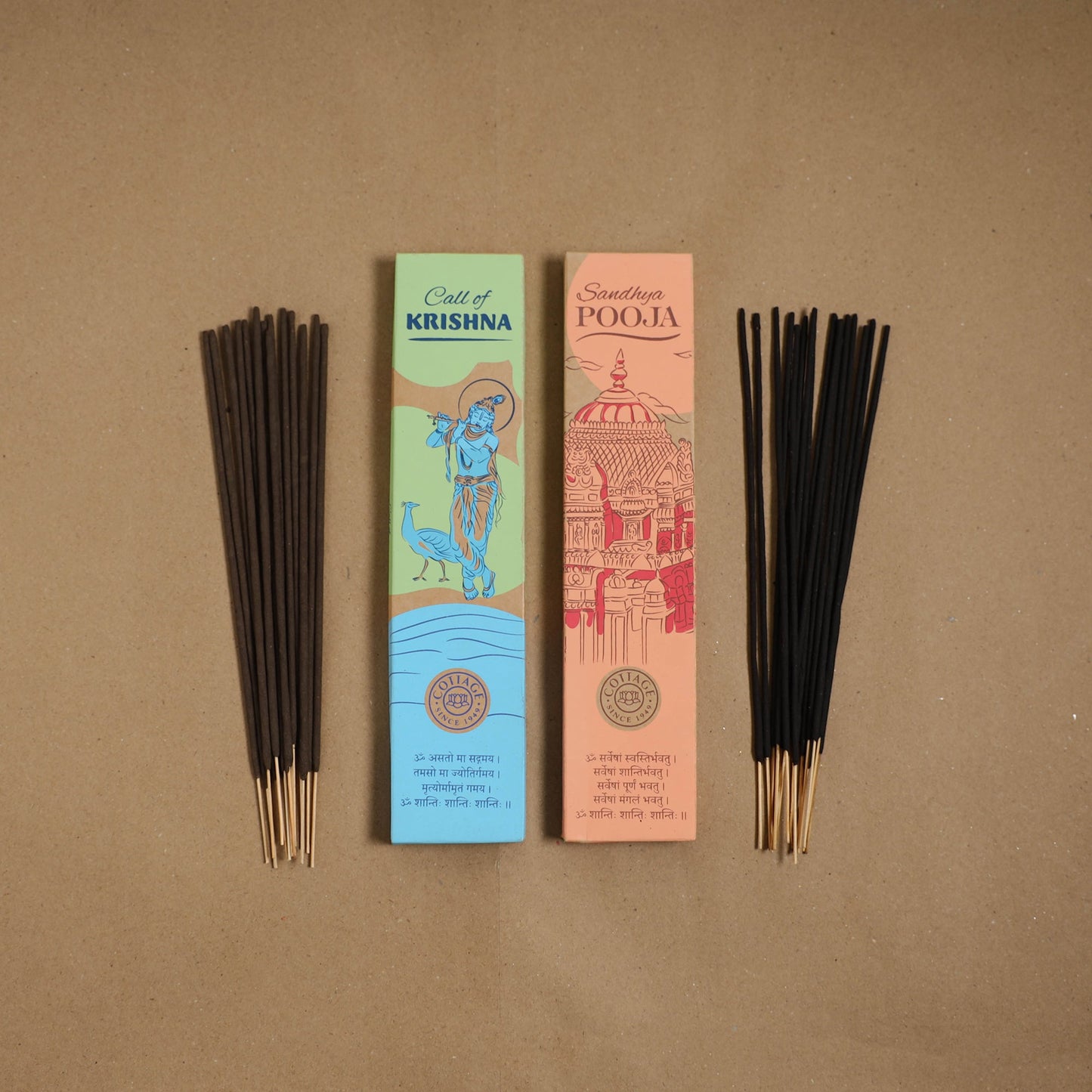 Sri aurobindo ashram natural incense sticks (set of 2) 14