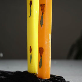 Sri aurobindo ashram natural perfumed square long candle