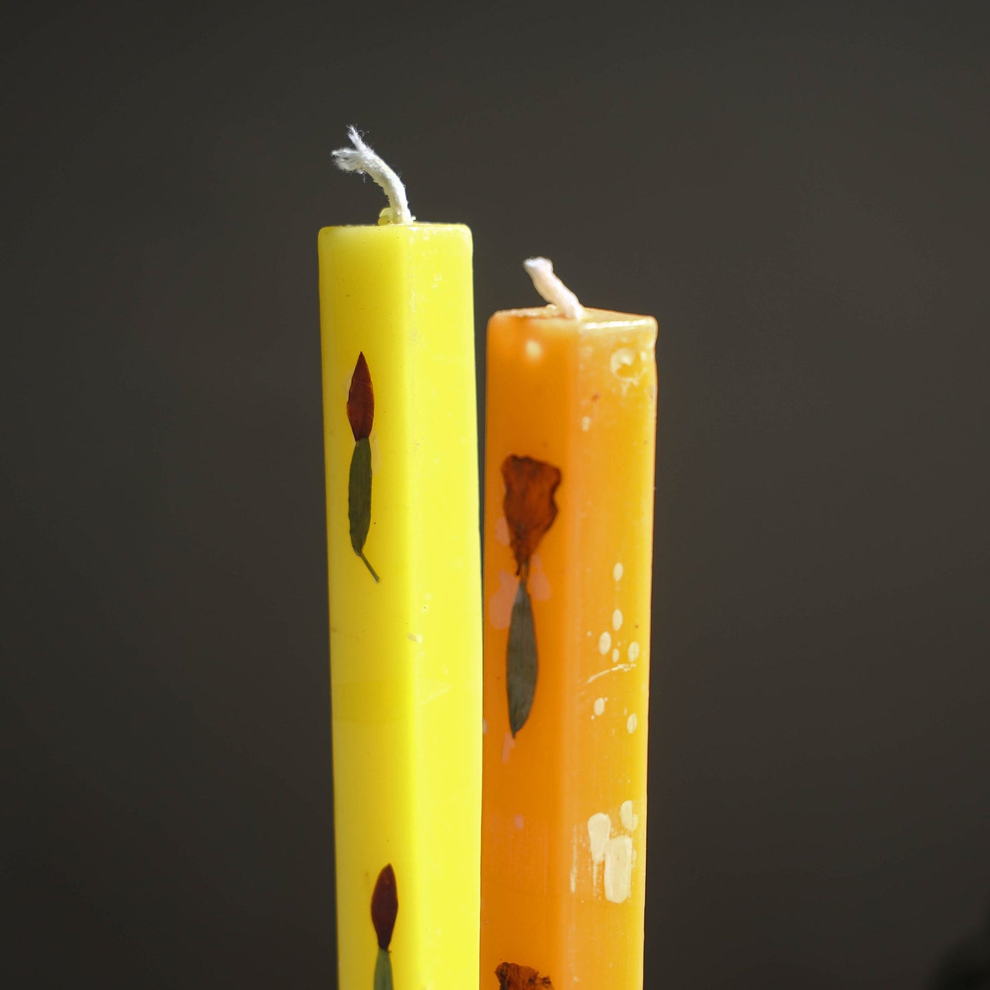 Sri aurobindo ashram natural perfumed square long candle