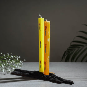 Sri aurobindo ashram natural perfumed square long candle