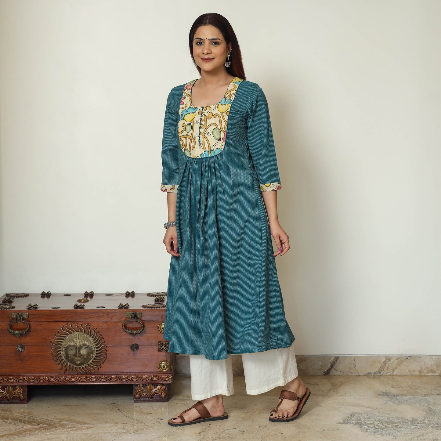 plain patchwork kurta 