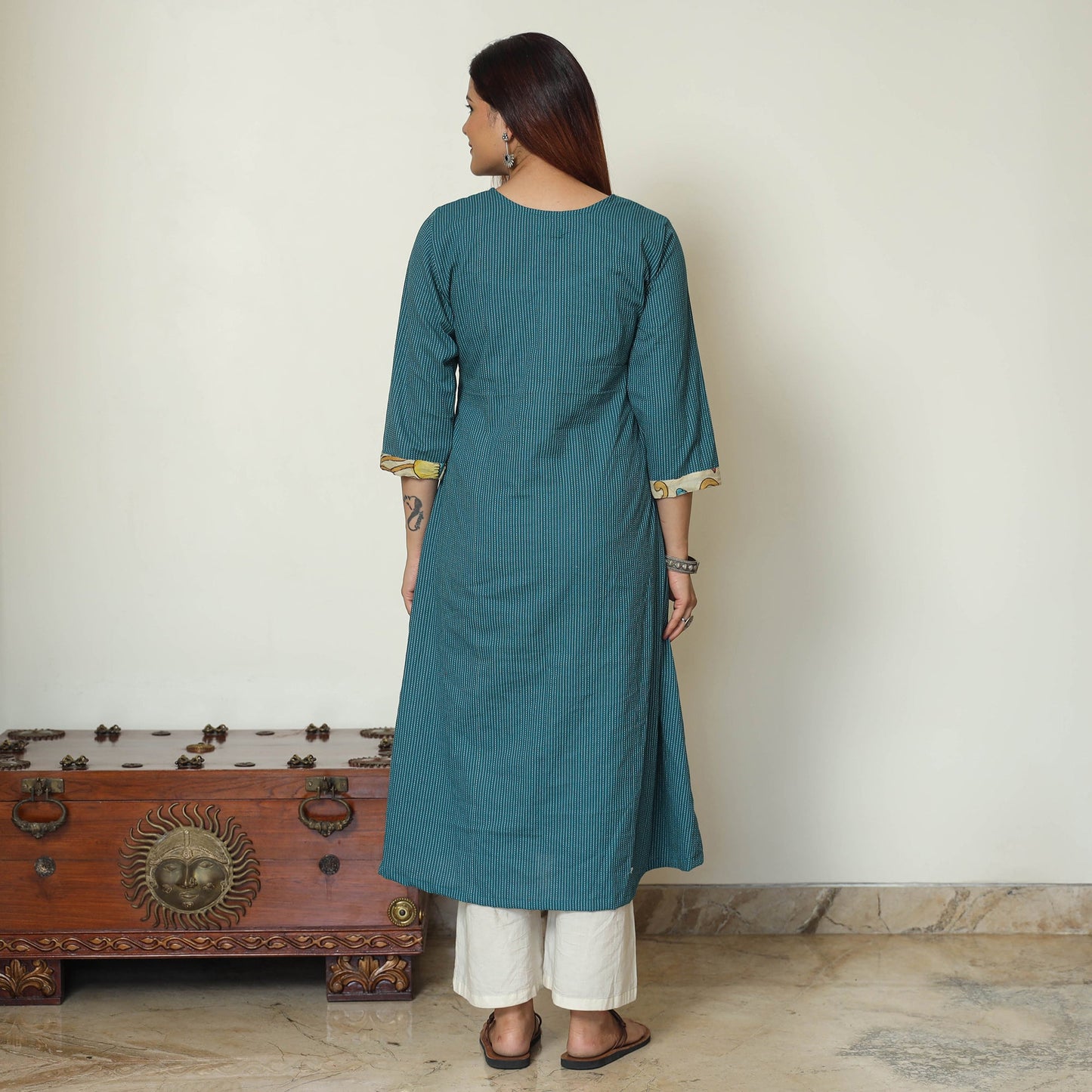 plain patchwork kurta 